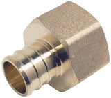 Apollo Valves APXFA3434 Pipe Adapter, 3/4 in, PEX x FPT, Brass, 200 psi Pressure