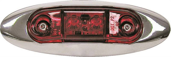 PM V168XR LED Light, 9/16 V, 2-Lamp, LED Lamp, Red Lamp