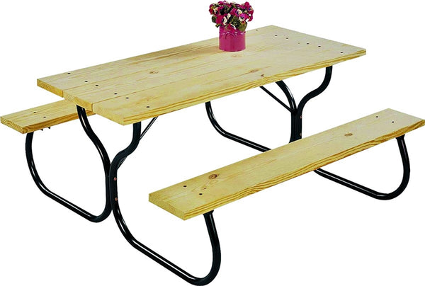 Jack Post FC-30 Table Frame Kit, Heavy-Duty, Steel, Black, Powder Coated Steel, For: Outdoor Seating