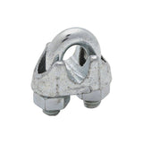 National Hardware 3230BC Series N248-294 Wire Cable Clamp, 1/4 in Dia Cable, 1 in L, Malleable Iron, Zinc