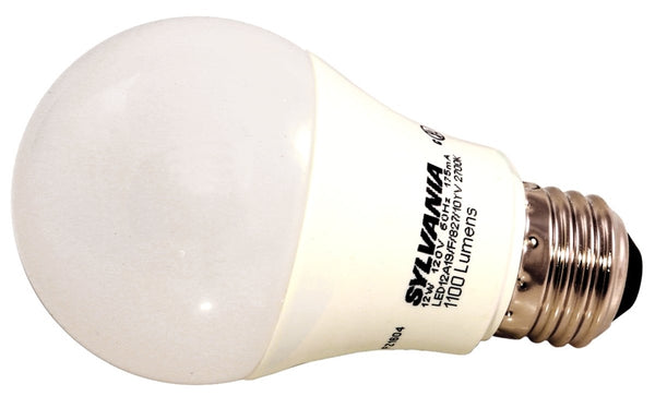 Sylvania 79291 LED Bulb, General Purpose, 75 W Equivalent, E26 Lamp Base, Frosted, Warm White Light, 2700 K Color Temp