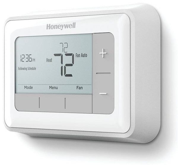 Honeywell RTH7560E1001/E Programmable Thermostat, Backlit Display, White