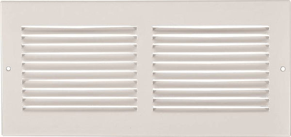 Imperial RG0368 Sidewall Grille, 12 in L, 12 in W, Steel, White