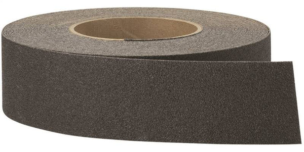 3M Safety-Walk 7733 Resilient Tread, 60 ft L, 4 in W, Black