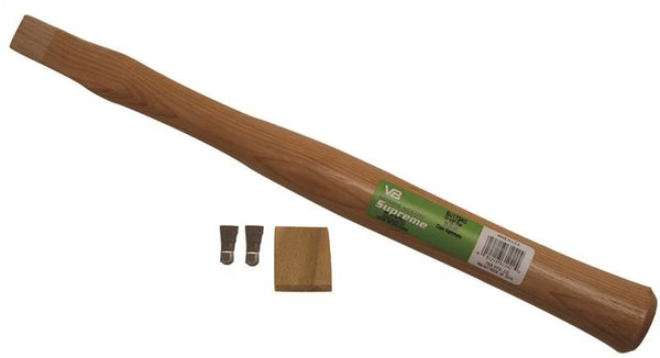 Vaughan 61282 Replacement Handle, 18 in L, Wood, For: 28 to 32 oz Claw Hammers Such as Vaughan 606M and 707M