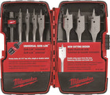 Milwaukee 49-22-0175 Boring Bit Set, Universal, 8-Piece, Steel