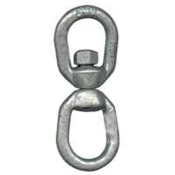 Koch 083373/89585 Chain Swivel, 1/2 x 3/8 in Trade, 3600 lb Working Load, Steel, Zinc