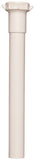 Plumb Pak PP20944 Pipe Extension Tube, 1-1/4 in, 6 in L, Slip-Joint, PVC, White