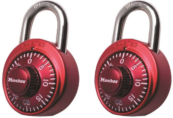 Master Lock 1530T Padlock, 9/32 in Dia Shackle, 3/4 in H Shackle, Steel Shackle, Metal Body, Anodized Aluminum