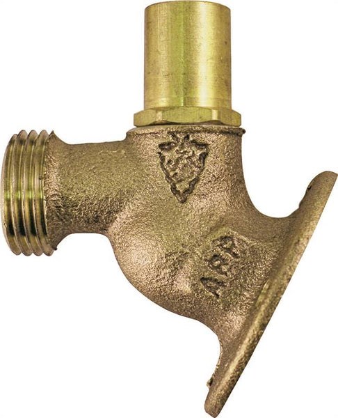 arrowhead 355LSLF Key Lockshield Sillcock Valve, 3/4 x 3/4 in Connection, FIP x Male Hose, 8 to 9 gpm, 125 psi Pressure