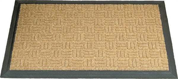 Simple Spaces 06ABSHE-09-3L18 Door Mat, 30 in L, 18 in W, Non-Woven Surface