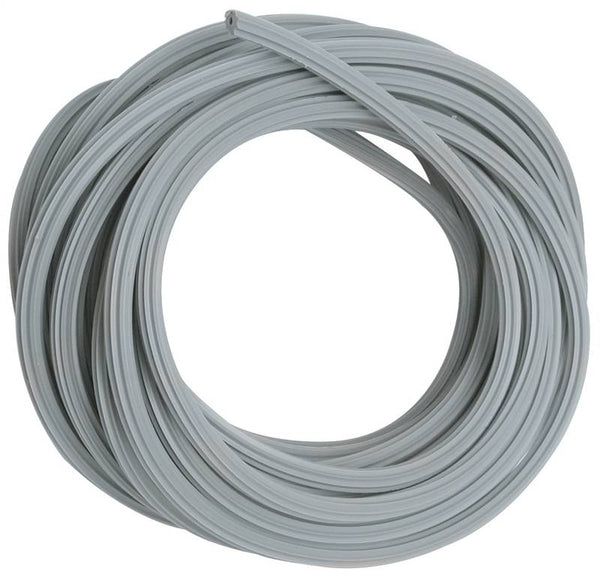 Make-2-Fit P 7633 Screen Retainer Spline, 0.140 in D, 25 ft L, Vinyl, Gray, Round