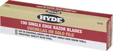 HYDE 13135 Razor Blade, Single-Edge Blade, Steel Blade