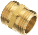 Plumb Pak PP850-60 Hose Adapter, 3/4 x 3/4 in, MHT x MHT, Brass, For: Garden Hose