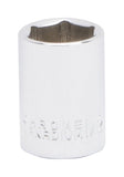 Vulcan MT6485775 Drive Socket, 1/2 in Socket, 1/4 in Drive, 6-Point, Chrome Vanadium Steel, Chrome