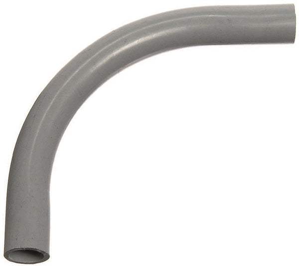 Carlon UA9DL Conduit Elbow, 90 deg Angle, PVC, Gray