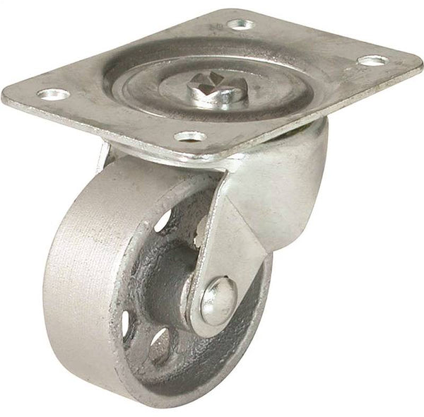 Shepherd Hardware 9780 Swivel Caster, 3 in Dia Wheel, 1-1/4 in W Wheel, Cast Iron Wheel, 250 lb
