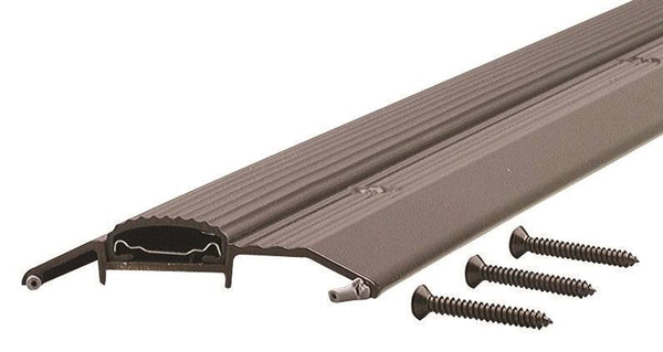 M-D 10116 Low Threshold, 36 in L, 3-3/4 in W, Aluminum, Bronze