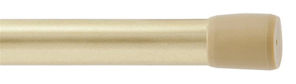Kenney KN611 Spring Tension Rod, 5/8 in Dia, 28 to 48 in L, Brass
