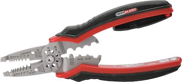 GB Circuit Alert Series GST-70M Wire Stripper, 8 to 20 AWG Wire, 7 in OAL, Cushion-Grip Handle