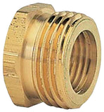 Gilmour 800774-1001 Hose Adapter, 3/4 x 3/4 in, MNPT x FNH, Brass, For: Garden Hose