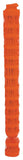 MUTUAL INDUSTRIES 14993-50 Safety Fence, 50 ft L, 3-1/4 x 3 in Mesh, Plastic, Orange