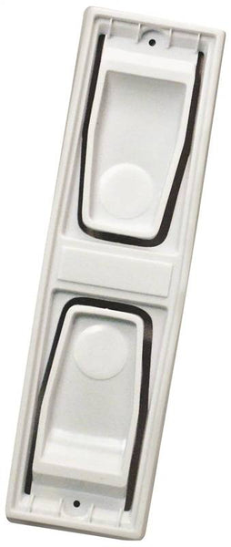 CHEF CRAFT 20722 Paper Towel Holder, 16 in OAW, 16 in OAL, Plastic, White
