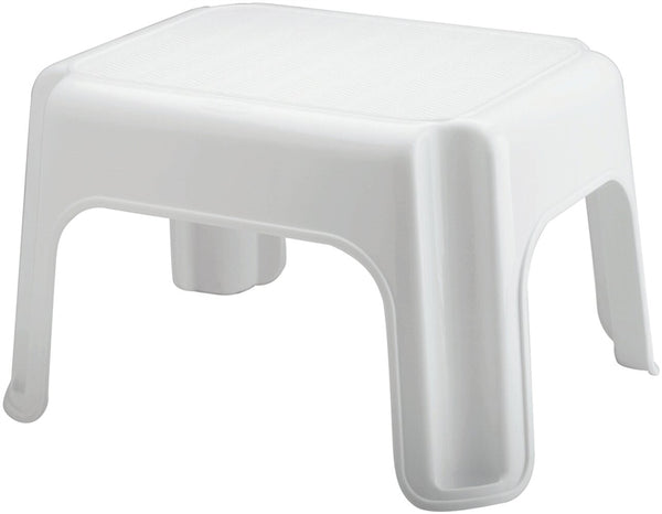 Rubbermaid FG420087WHT Utility Step Stool, 9-1/4 in H, White