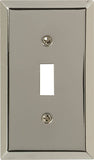 Amerelle 161T Wallplate, 4-15/16 in L, 2-7/8 in W, 1 -Gang, Steel, Polished Chrome