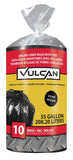 Vulcan FG-03812-09 Drum Liner, 55 gal Capacity, Poly, Black