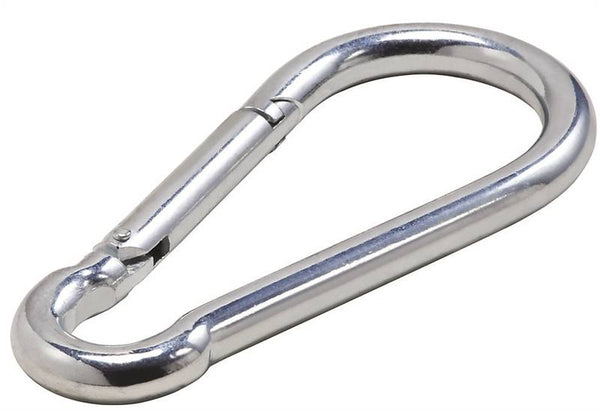 National Hardware 3112BC Series N350-511 Spring Snap, 146 lb Working Load, Steel, Zinc