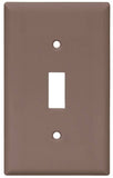 Eaton Wiring Devices 5134BK-SP Wallplate, 4-1/2 in L, 2-3/4 in W, 1 -Gang, Nylon, Black, High-Gloss