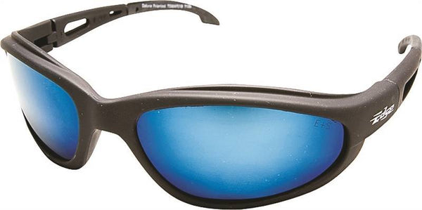 Edge TSMAP218 Polarized Safety Glasses, Unisex, Polycarbonate Lens, Full Frame, Nylon Frame, Black Frame