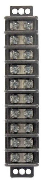 GB GTB-410 Terminal Block, 600 V, 30 A, 10 -Pole, 2 -Row
