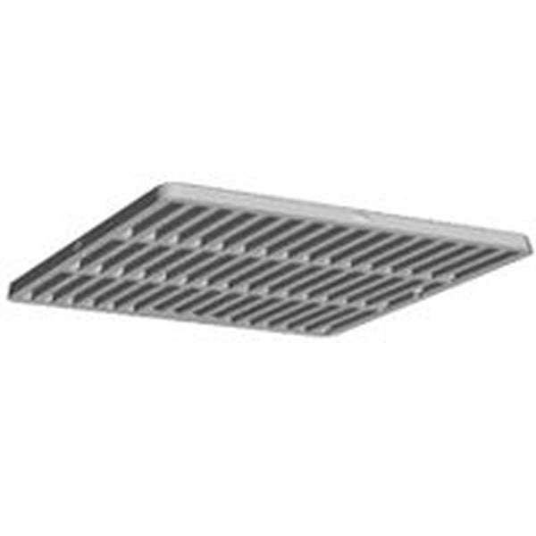 NDS 1211 Drain Grate, 12 in Dia, 11-3/4 in L, 11-3/4 in W, Square, 3/8 in Grate Opening, HDPE, Black