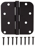 ProSource 20348ORX Door Hinge, Steel, Oil-Rubbed Bronze, Loose Pin, 180 deg Range of Motion, Screw Mounting