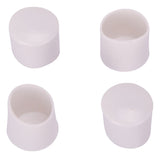 ProSource FE-50612-PS Furniture Leg Tip, Round, Plastic, White, 5/8 in Dia, 5/8 in H