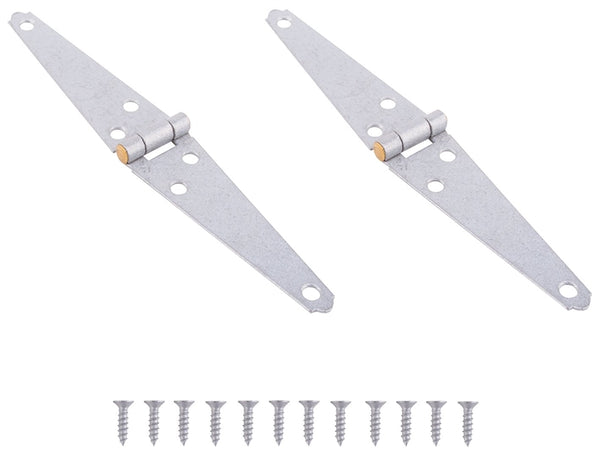 ProSource LSH-G04-C2PS Strap Hinge, 1.4 mm Thick Leaf, Steel, 180 Range of Motion