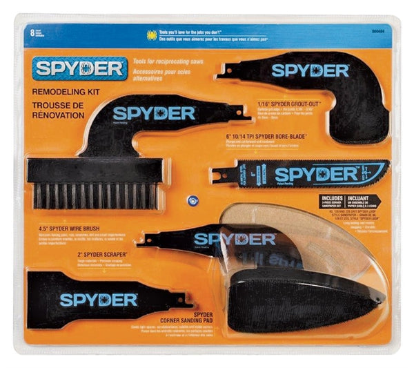 Spyder 900404 Remodeling Kit, Black, For: Reciprocating Saw