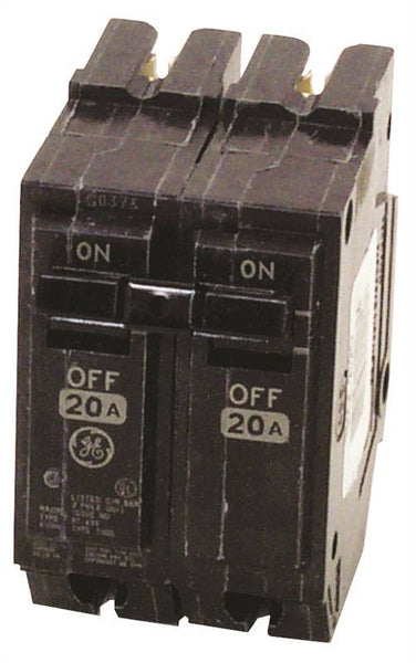 GE Industrial Solutions THQL2120 Feeder Circuit Breaker, Type THQL, 20 A, 2 -Pole, 120/240 V, Plug Mounting