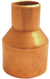 EPC 101R Series 30772 Reducing Pipe Coupling with Stop, 1-1/2 x 3/4 in, Sweat