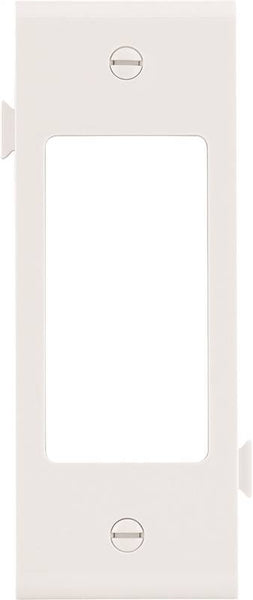 Eaton Cooper Wiring STC26 STC26W Wallplate, 4-1/2 in L, 2-3/4 in W, 1 -Gang, Polycarbonate, White, High-Gloss