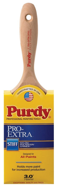 Purdy Pro-Extra Sprig 380730 Trim Brush, Nylon/Polyester Bristle, Beaver Tail Handle