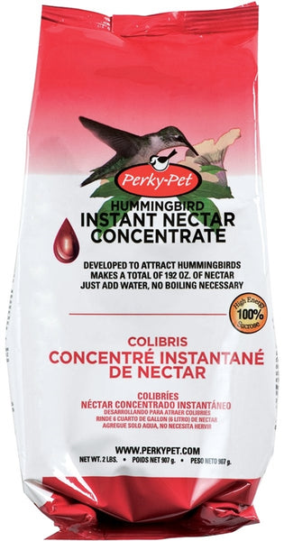 Perky-Pet 244SFB Instant Nectar, Concentrated, Powder, Orange Flavor, 2 lb Bag