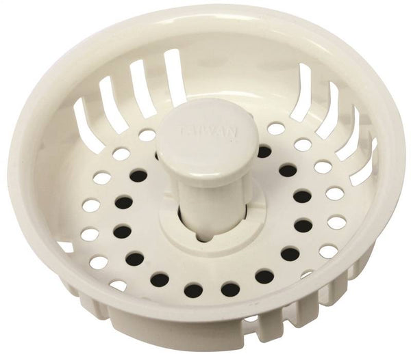 Plumb Pak PP820-26 Basket Strainer with Adjustable Post, Plastic, For: Most Kitchen Sink Drains