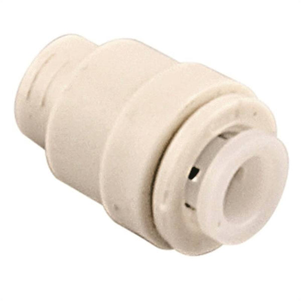 WATTS PL-3047 End Cap, 1/4 in, Plastic, White, 150 psi Pressure