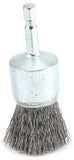 Forney 72737 Wire End Brush, 1 in Dia, 0.012 in Dia Bristle, Steel Bristle