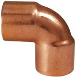 EPC 82503 Pipe Elbow, 1/2 in, Sweat, 90 deg Angle, Copper