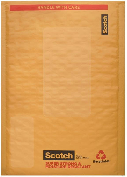 Scotch 8913 Smart Mailer, 6 x 9 in, Self-Seal Closure