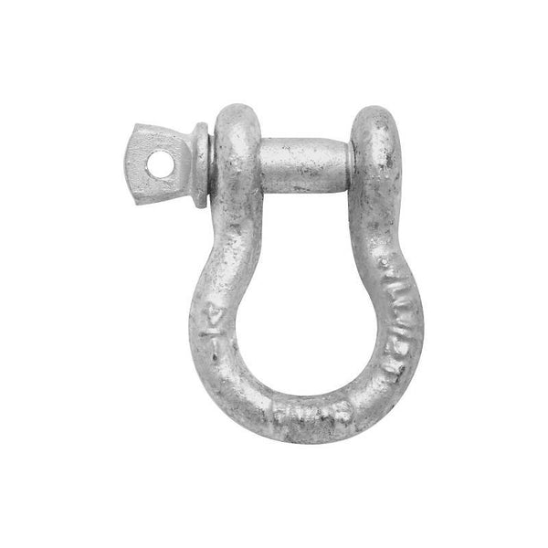 National Hardware 3250BC Series N223-669 Anchor Shackle, 1000 lb Working Load, Galvanized Steel